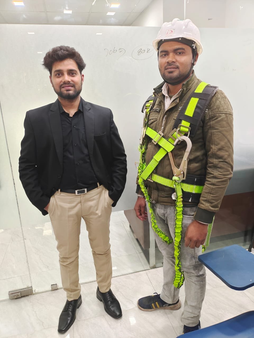 Practical equipment training session